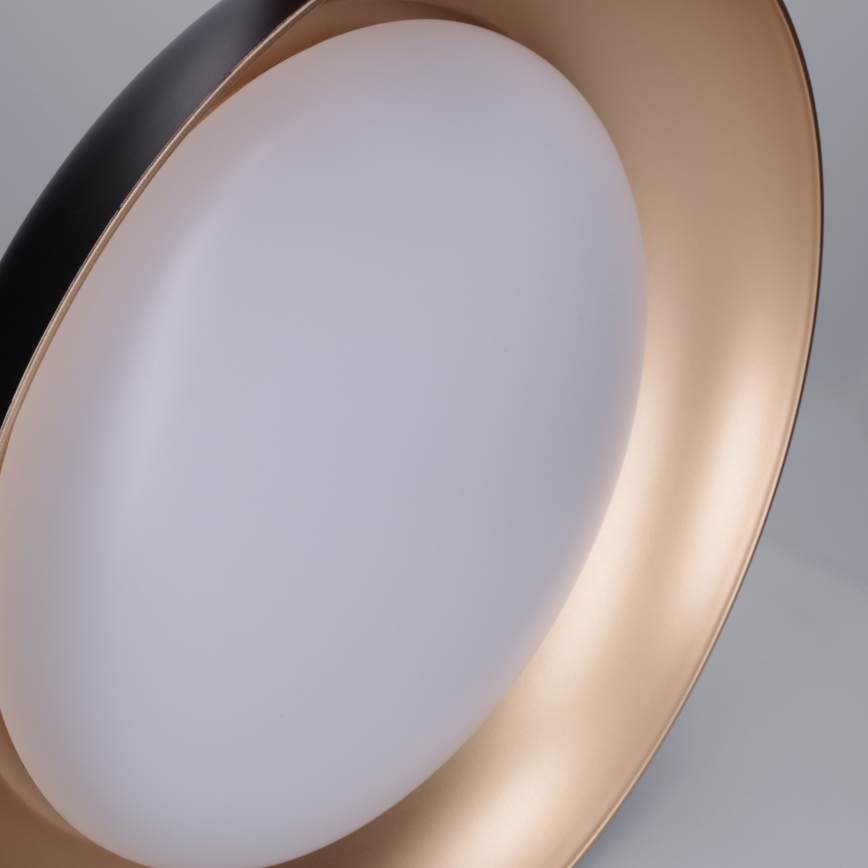 Brilagi - LED Stmievateľné stropné svietidlo ALVA LED/48W/230V 3000-6500K pr. 51 cm čierna + diaľkové ovládanie