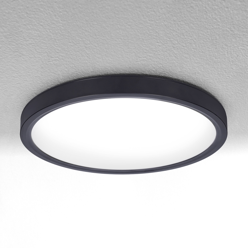 Brilagi - LED Stmievateľné stropné svietidlo ESTELA LED/48W/230V 3000-6500K ø 40 cm čierna + diaľkové ovládanie