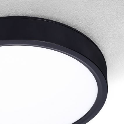 Brilagi - LED Stmievateľné stropné svietidlo ESTELA LED/48W/230V 3000-6500K ø 40 cm čierna + diaľkové ovládanie