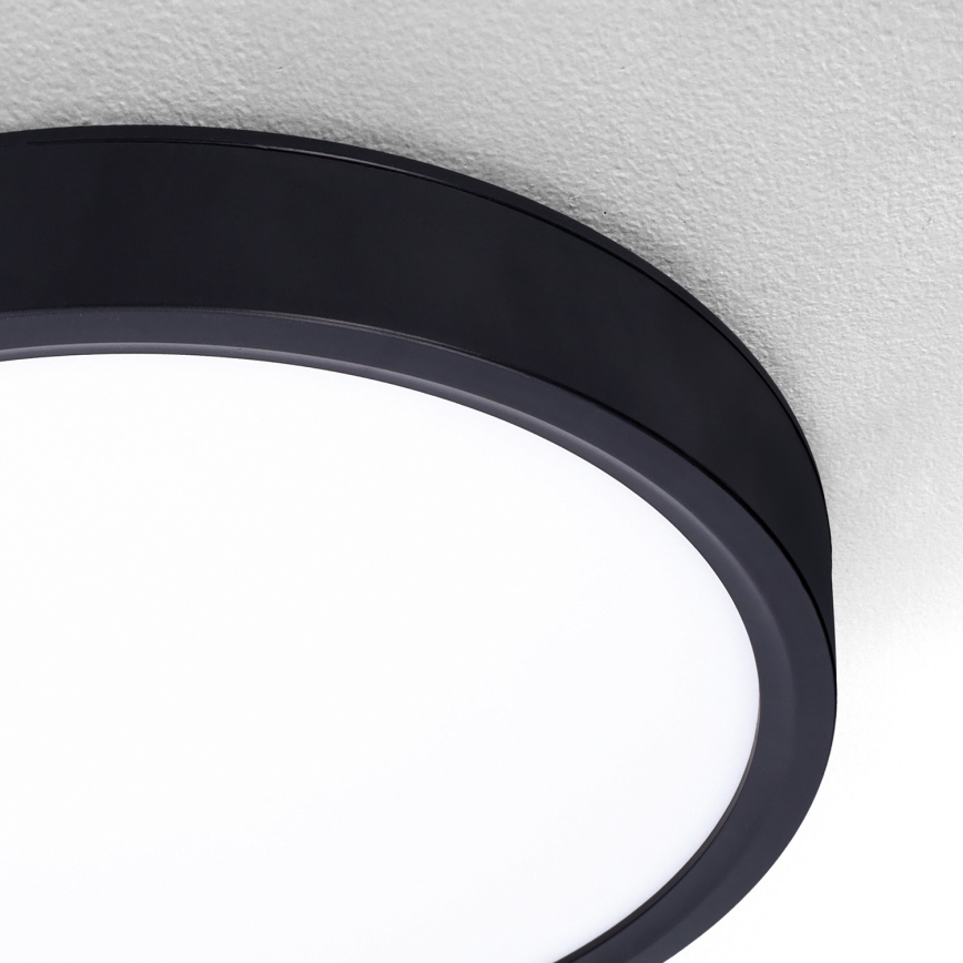 Brilagi - LED Stmievateľné stropné svietidlo ESTELA LED/48W/230V 3000-6500K ø 40 cm čierna + diaľkové ovládanie