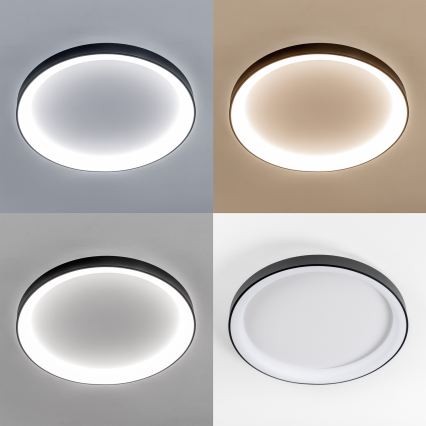 Brilagi - LED stmievateľné stropné svietidlo FALCON II LED/108W/230V 3000-6500K pr. 80 cm čierna + diaľkové ovládanie