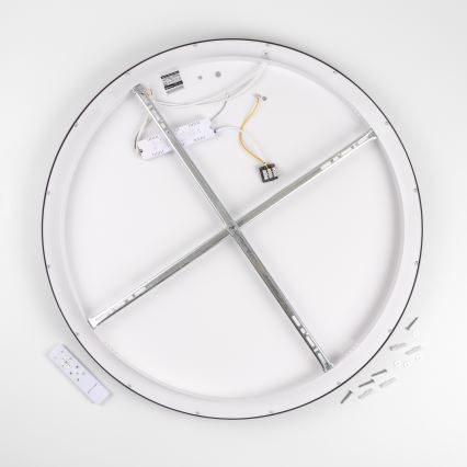 Brilagi - LED stmievateľné stropné svietidlo FALCON II LED/108W/230V 3000-6500K pr. 80 cm čierna + diaľkové ovládanie