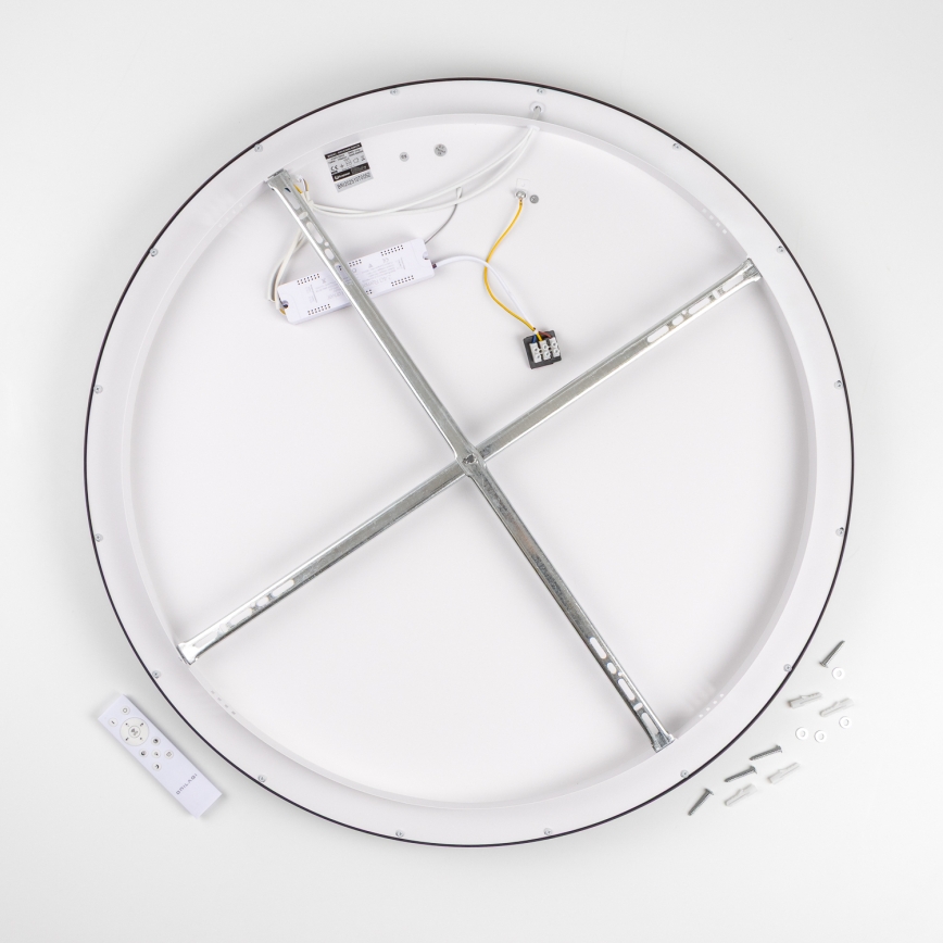 Brilagi - LED stmievateľné stropné svietidlo FALCON II LED/108W/230V 3000-6500K pr. 80 cm čierna + diaľkové ovládanie