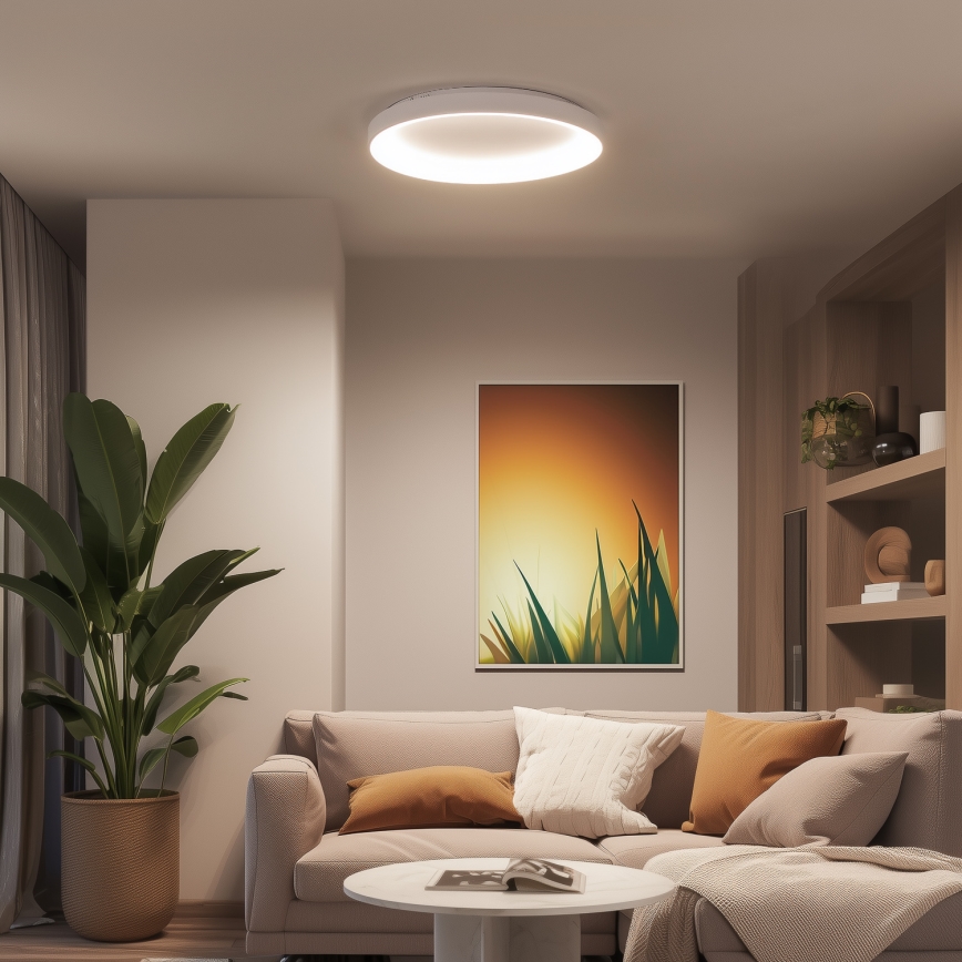 Brilagi - LED stmievateľné stropné svietidlo FALCON II LED/108W/230V 3000-6500K pr. 80 cm biela + diaľkové ovládanie