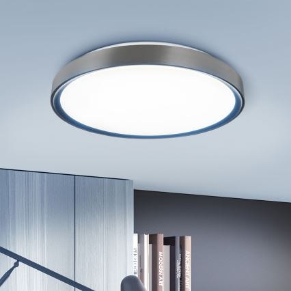 Brilagi - LED stmievateľné stropné svietidlo FANCIA LED/48W/230V 3000-6500K pr. 39 cm antracit + diaľkové ovládanie