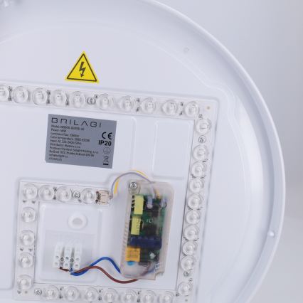 Brilagi - LED stmievateľné stropné svietidlo FANCIA LED/48W/230V 3000-6500K pr. 39 cm antracit + diaľkové ovládanie