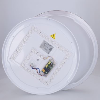 Brilagi - LED stmievateľné stropné svietidlo FANCIA LED/48W/230V 3000-6500K priemer 39 cm strieborné + diaľkové ovládanie
