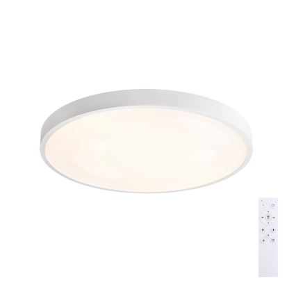 Brilagi - LED stmievateľné stropné svietidlo GLASS POOL DOUBLE LED/60W/230V 3000-6000K 50 cm biela + diaľkové ovládanie