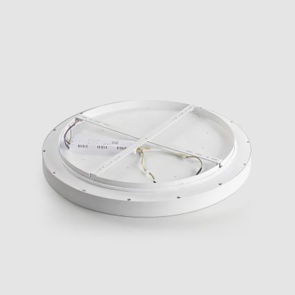 Brilagi - LED stmievateľné stropné svietidlo GLASS POOL DOUBLE LED/60W/230V 3000-6000K 50 cm biela + diaľkové ovládanie