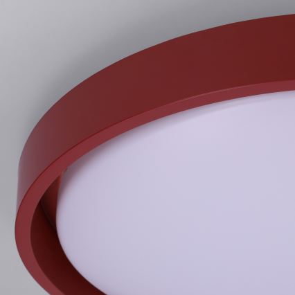 Brilagi - LED stmievateľné stropné svietidlo MATTEO LED/48W/230V 3000-6500K pr. 41 cm červené + diaľkové ovládanie