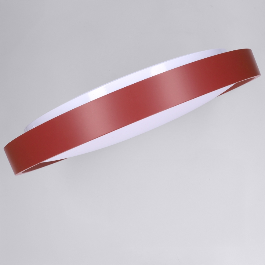 Brilagi - LED stmievateľné stropné svietidlo MATTEO LED/48W/230V 3000-6500K pr. 41 cm červené + diaľkové ovládanie