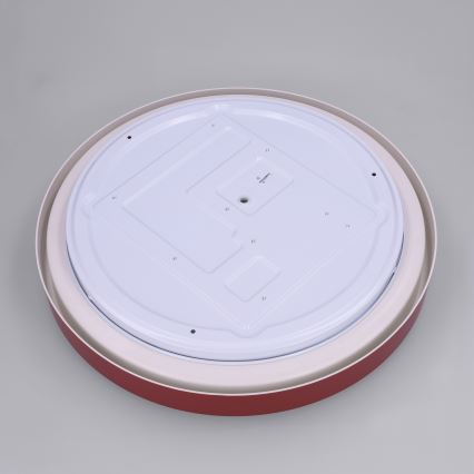 Brilagi - LED stmievateľné stropné svietidlo MATTEO LED/48W/230V 3000-6500K pr. 41 cm červené + diaľkové ovládanie