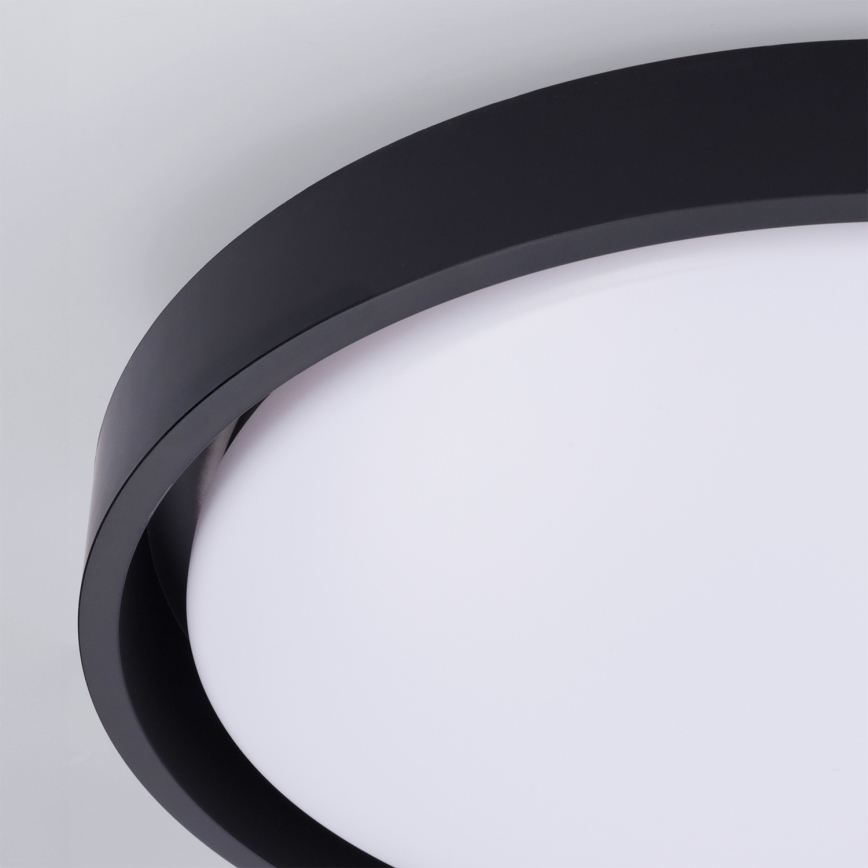 Brilagi - LED stmievateľné stropné svietidlo MATTEO LED/48W/230V 3000-6500K pr. 41 cm čierna + diaľkové ovládanie