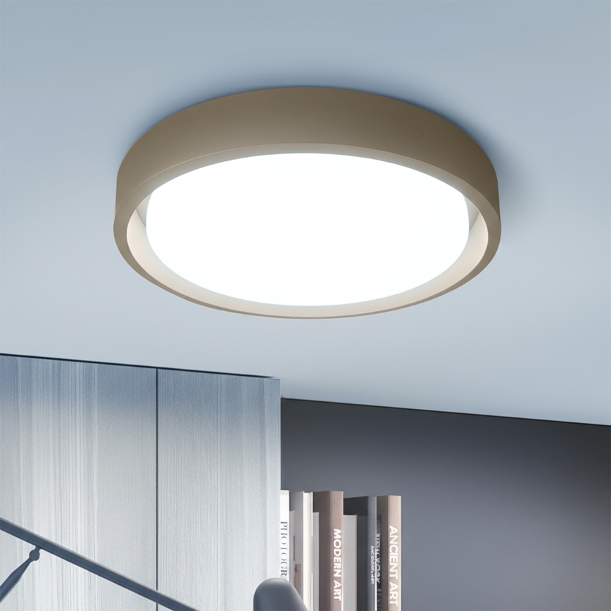 Brilagi - LED stmievateľné stropné svietidlo MATTEO LED/60W/230V 3000-6500K priemer 51,5 cm taupe + diaľkové ovládanie