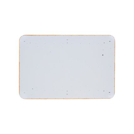 BRILAGI - LED stmievateľné stropné svietidlo MOLINA SQUARE LED/128W/230V 3000-6000K dub 90x60 cm + diaľkové ovládanie
