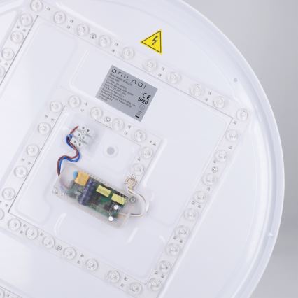 Brilagi - LED stmievateľné stropné svietidlo NANCI LED/60W/230V 3000-6500K priemer 49 cm biela + diaľkové ovládanie