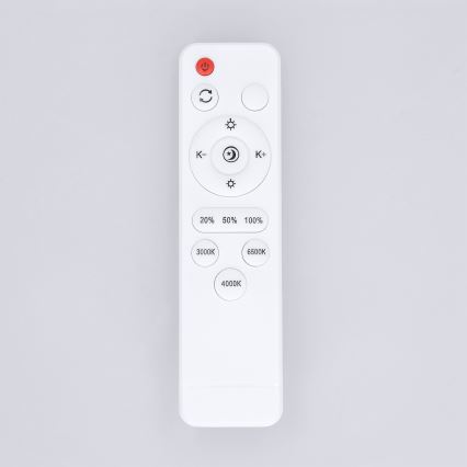 Brilagi - LED stmievateľné stropné svietidlo NANCI LED/60W/230V 3000-6500K priemer 49 cm biela + diaľkové ovládanie