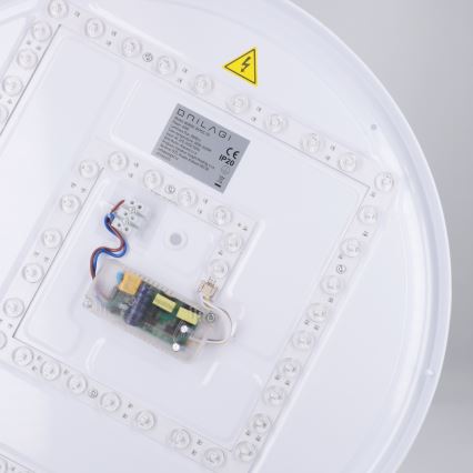 Brilagi - LED stmievateľné stropné svietidlo NANCI LED/60W/230V 3000-6500K priemer 49 cm biela + diaľkové ovládanie