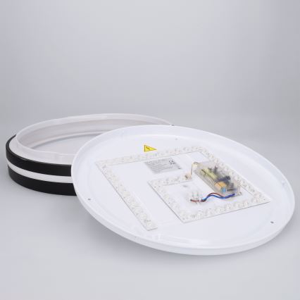 Brilagi - LED stmievateľné stropné svietidlo NAOMI LED/48W/230V 3000-6500K priemer 39 cm čierne + diaľkové ovládanie