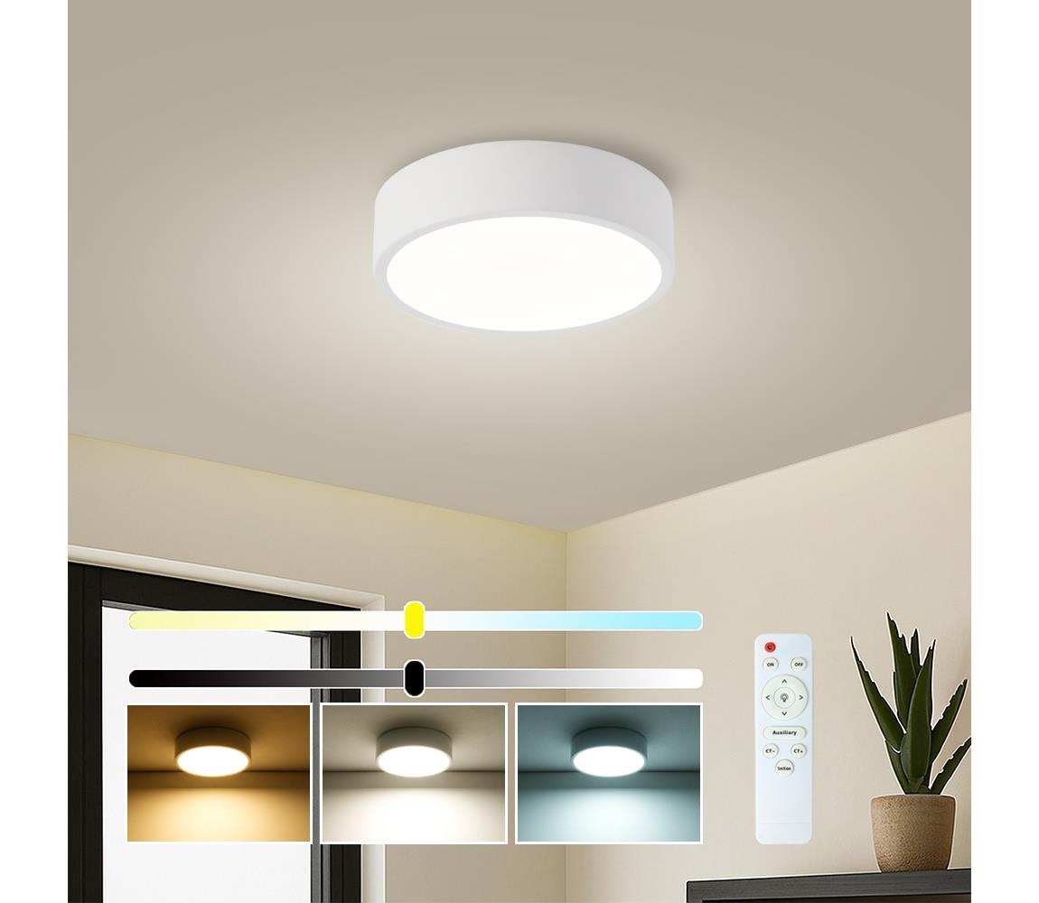 Brilagi - LED stmievateľné svietidlo POOL LED/18W/230V 3000-6000K 20 cm biele + DO BRI543