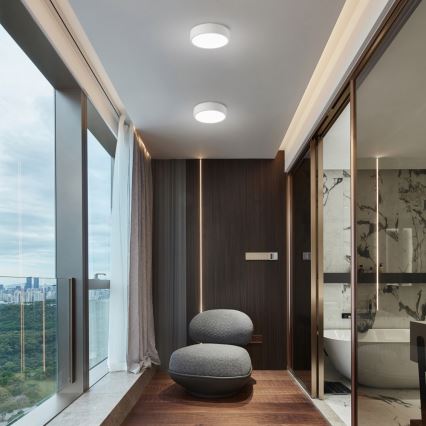 Brilagi - Stmievateľné LED stropné svietidlo POOL LED/18W/230V 3000-6000K 20 cm biela + diaľkové ovládanie