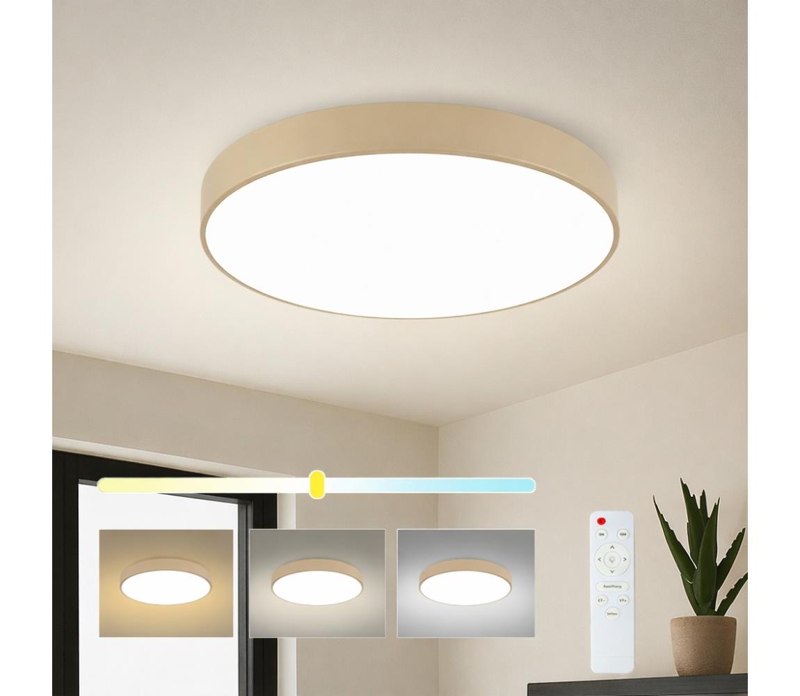 Brilagi - LED stmievateľné svietidlo POOL LED/60W/230V 3000-6000K priemer 60 cm béžové + diaľkový ovládač BRI560