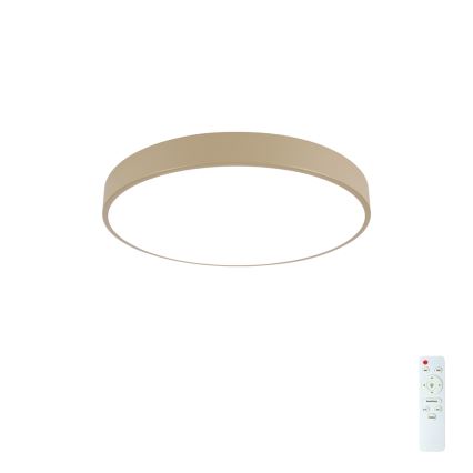Brilagi - LED stmievateľné stropné svietidlo POOL LED/60W/230V 3000-6000K priemer 60 cm béžová + diaľkové ovládanie