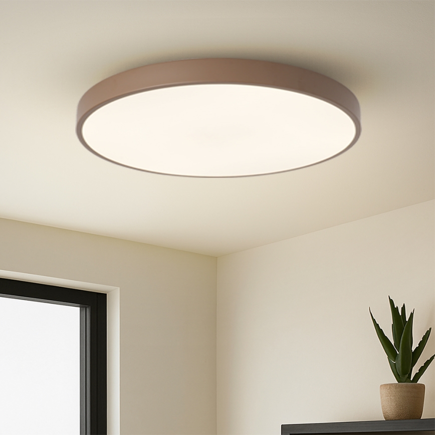 Brilagi - LED stmievateľné svietidlo POOL SMART LED/100W/230V priemer 80 cm Wi-Fi Tuya + diaľkové ovládanie hnedá