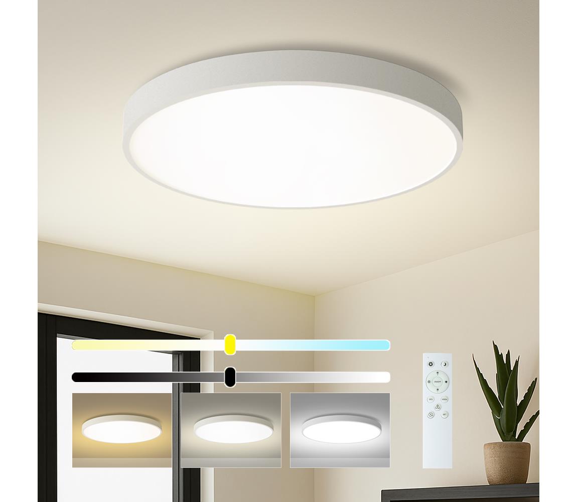 Brilagi - LED stmievateľné svietidlo POOL SMART LED/100W/230V pr. 80 cm Wi-Fi Tuya biela + diaľkové ovládanie BRI355