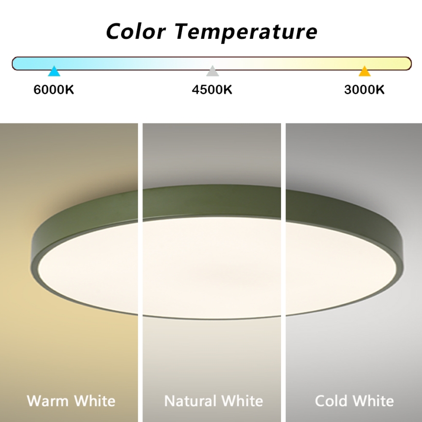 Brilagi - LED stmievateľné svietidlo POOL SMART LED/128W/230V priemer 100 cm 3000-6000K Wi-Fi Tuya + diaľkové ovládanie zelené