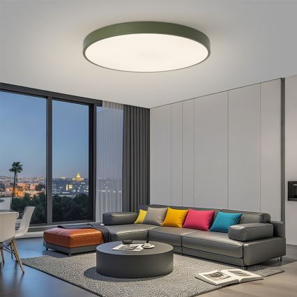 Brilagi - LED stmievateľné svietidlo POOL SMART LED/128W/230V priemer 100 cm 3000-6000K Wi-Fi Tuya + diaľkové ovládanie zelené