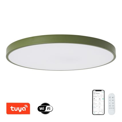 Brilagi - LED stmievateľné svietidlo POOL SMART LED/128W/230V priemer 100 cm 3000-6000K Wi-Fi Tuya + diaľkové ovládanie zelené