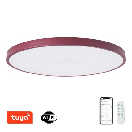 Brilagi - Stmievateľné LED svietidlo POOL SMART LED/128W/230V pr. 100 cm 3000-6000K Wi-Fi Tuya + diaľkové ovládanie bordó