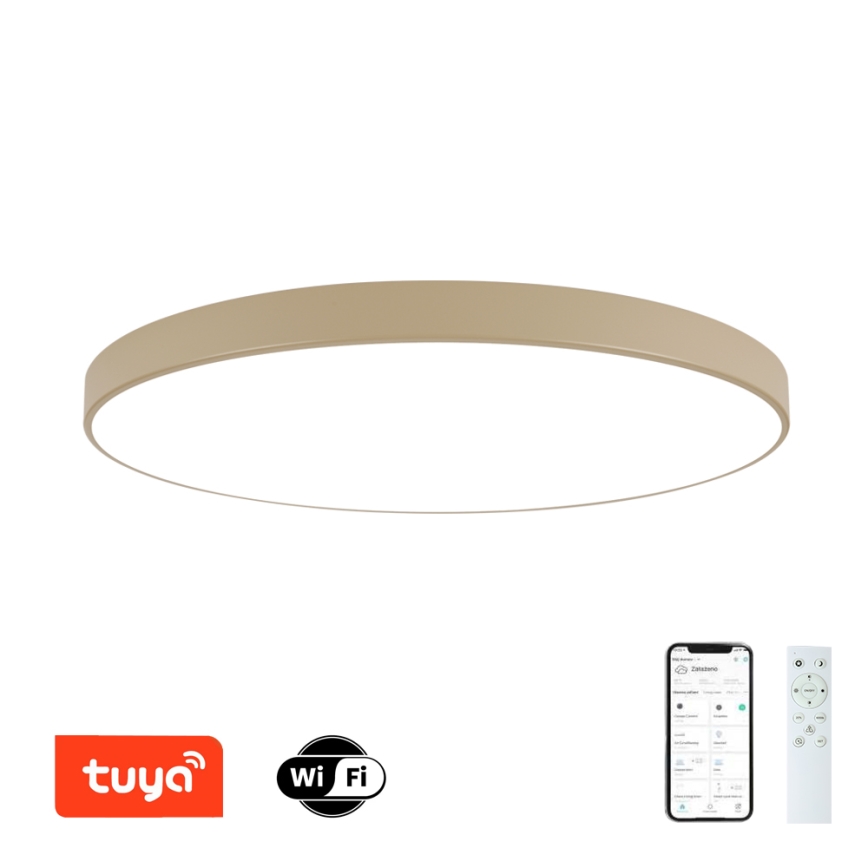 Brilagi - LED Stlmiteľné stropné svietidlo POOL SMART LED/180W/230V 3000-6000K 120 cm béžová Wi-Fi Tuya + diaľkové ovládanie