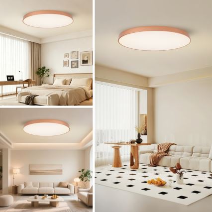 BRILAGI - LED stmievateľné stropné svietidlo POOL SMART LED/180W/230V 3000-6000K 120 cm bronzové Wi-Fi Tuya + diaľkové ovládanie