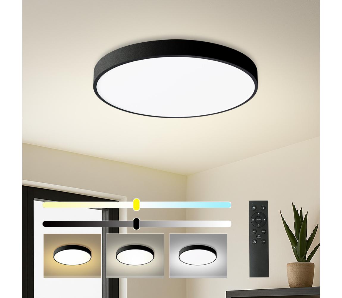 Brilagi-LED Stmievateľné svietidlo POOL SMART LED/48W/230V 40 cm Wi-Fi Tuya+DO čierne BRI012