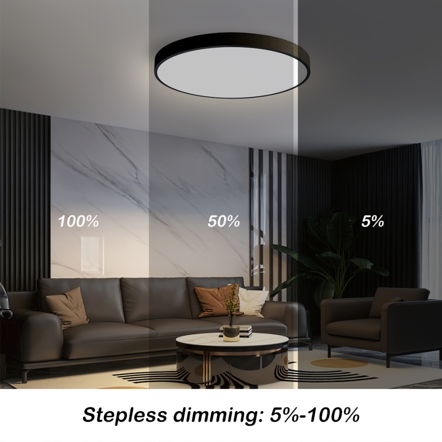 Brilagi - LED Stmievateľné stropné svietidlo POOL SMART LED/60W/230V 3000-6000K 50 cm + diaľkové ovládanie
