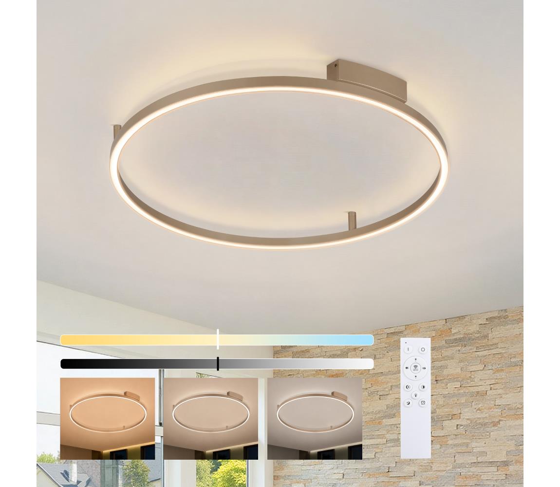 Brilagi - LED stmievateľné svietidlo PORTOFINO LED/60W/230V pr. 80 cm béžová + DO BRI918