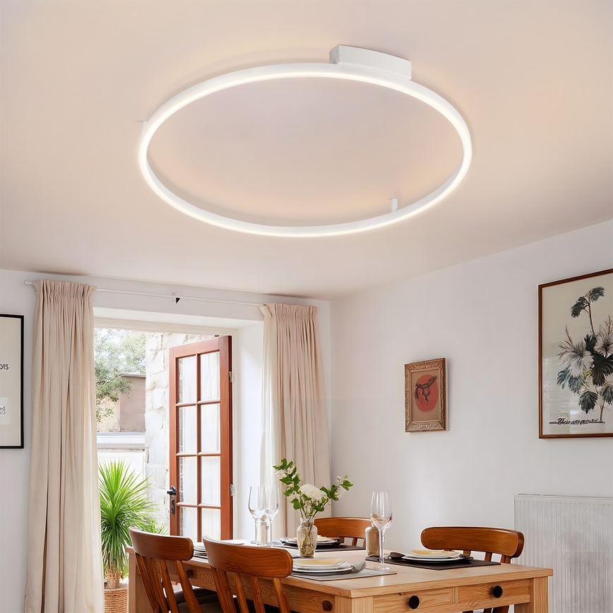 Brilagi - LED stmievateľné stropné svietidlo PORTOFINO LED/60W/230V 3000-6000K pr. 80 cm biela + diaľkové ovládanie