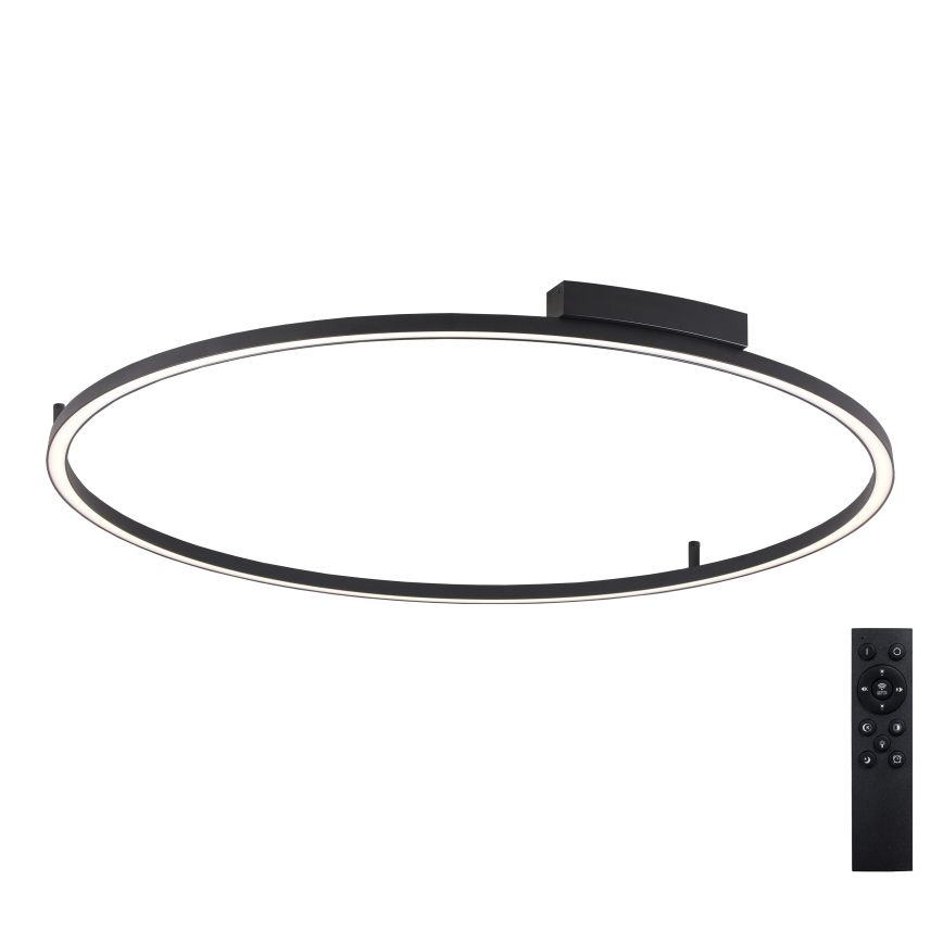 Brilagi - LED stmievateľné stropné svietidlo PORTOFINO LED/85W/230V 3000-6000K pr. 120 cm čierne + diaľkové ovládanie