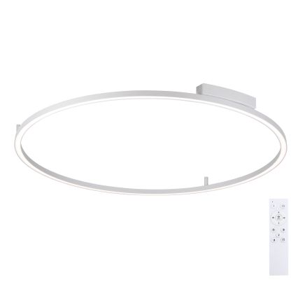 Brilagi - LED stmievateľné stropné svietidlo PORTOFINO LED/85W/230V 3000-6000K pr. 120 cm strieborné + diaľkové ovládanie