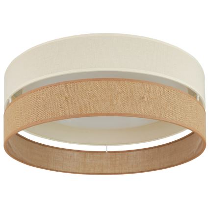 Brilagi - LED Stmievateľné stropné svietidlo ROYAL YUTE LED/24W/230V pr. 45 cm 3000/4000/6500K béžová/krémová  + diaľkové ovládanie