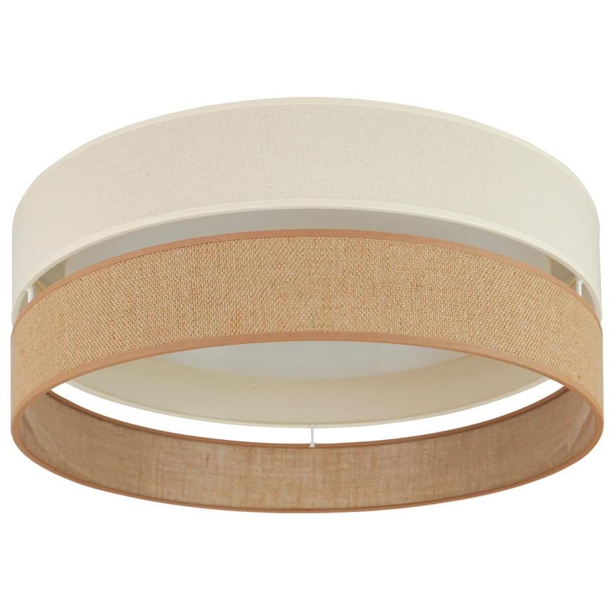 Brilagi - LED Stmievateľné stropné svietidlo ROYAL YUTE LED/24W/230V pr. 45 cm 3000/4000/6500K béžová/krémová  + diaľkové ovládanie