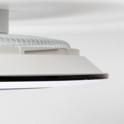 Brilagi - LED Stmievateľné svietidlo s ventilátorom AURA LED/38W/230V 3000-6000K čierna + diaľkové ovládanie