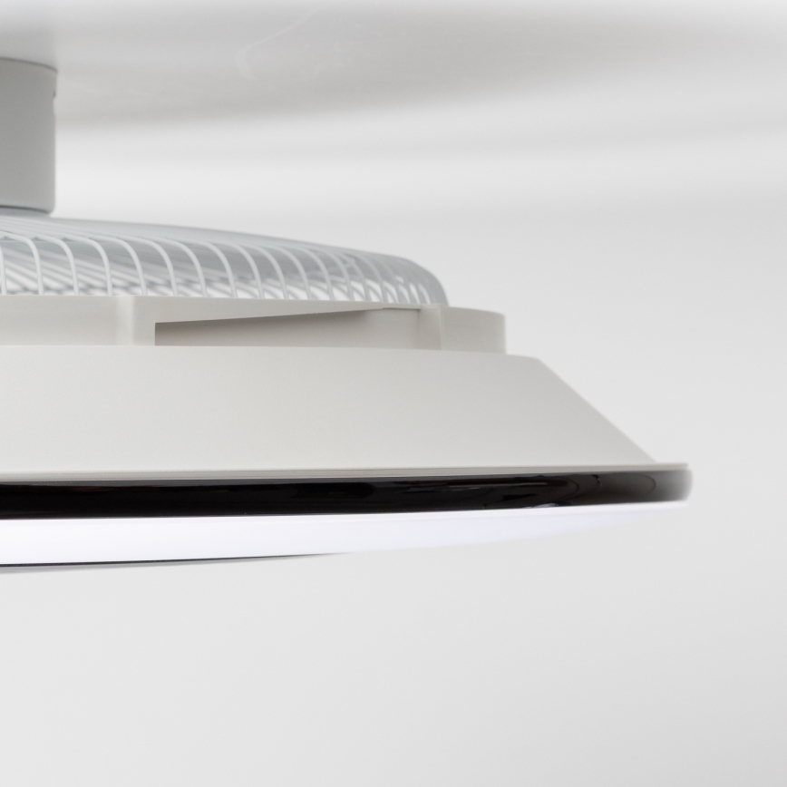 Brilagi - LED Stmievateľné svietidlo s ventilátorom AURA LED/38W/230V 3000-6000K čierna + diaľkové ovládanie