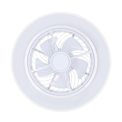 Brilagi - LED stmievateľné stropné svietidlo s ventilátorom LED/30W/230V 3000-6500K biela + diaľkové ovládanie
