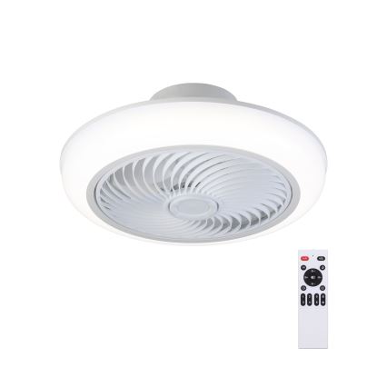 Brilagi - LED stmievateľné stropné svietidlo s ventilátorom LED/30W/230V 3000-6500K biela + diaľkové ovládanie