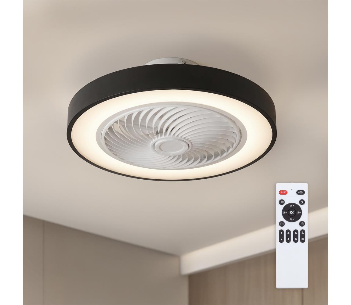 Brilagi-LED Stmievateľné svietidlo s látorom LED/30W/230V 3000-6500K čierna+DO WF-OSD-044-BLK