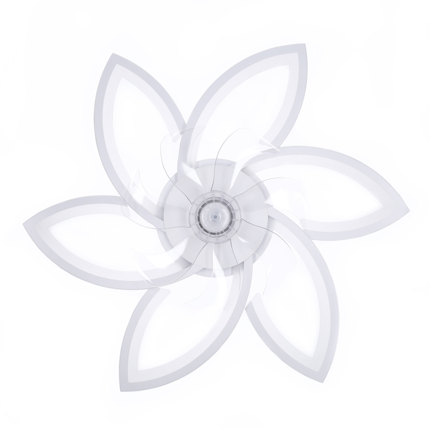 Brilagi - LED stropné svietidlo s ventilátorom stmievateľné LED/50W/230V 3000-6500K biela + diaľkové ovládanie