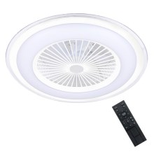 Brilagi - LED Stmievateľné svietidlo s ventilátorom RONDA LED/48W/230V 3000-6000K biela + diaľkové ovládanie